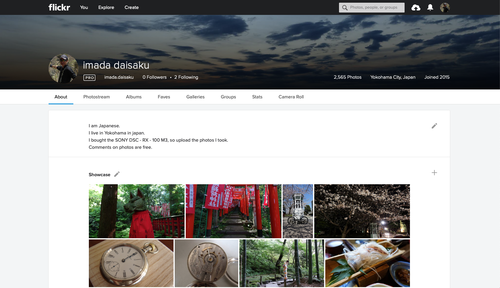 Flickr My Page