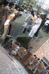 韓国中学生卒業　全裸 中学生卒業式悪ふざけイベント他の写真（小麦粉、卵、制服裂き、裸） : ハングル千字文