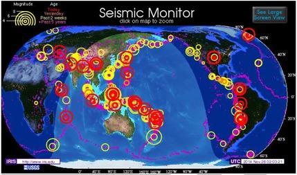 １１月２６日世界地震