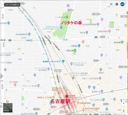 ノリタケの森地図