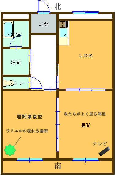 102号室間取り