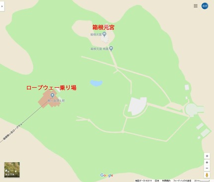 箱根元宮地図