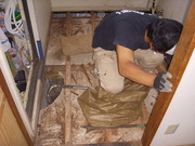 施工中 床①