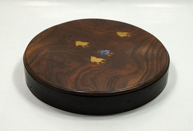 高田硯　石真作　銀糸　桐箱入り Amazon.co.jp: 髙田硯 石真 高田 硯 すずり 神庭硯 岡山 勝山