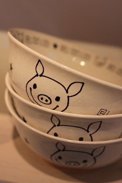 ラッキーピッグのラーメンどんぶり : アンティム ティムの日記