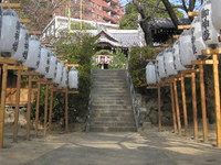 939神戸市灘区篠原厳島神社新春の準備