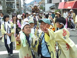 667神戸市灘区篠原厳島神社春祭り、地車巡航