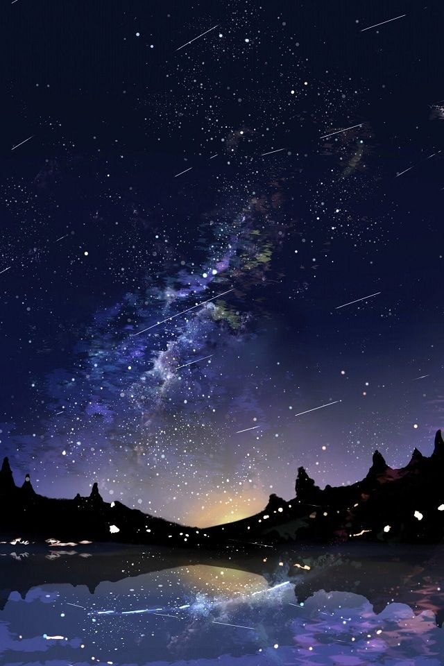 Iphone壁紙 星と月と宇宙の壁紙画像集 Naver まとめ