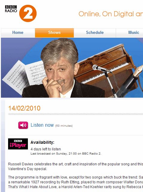 BBC Radio2 - Russell Davies