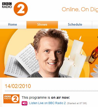 BBC Radio2��Aled Jones with Good Morning Sunday