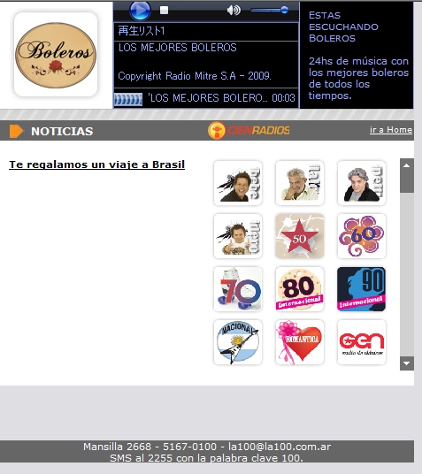 La100.com.��Boleros��