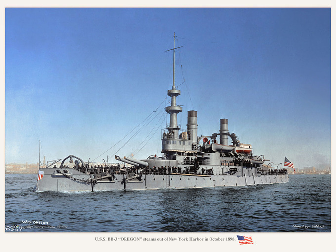 USS Oregon 1898