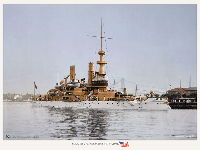 USS Massachusetts 1901