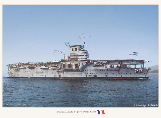 Le porte-avions Bearn