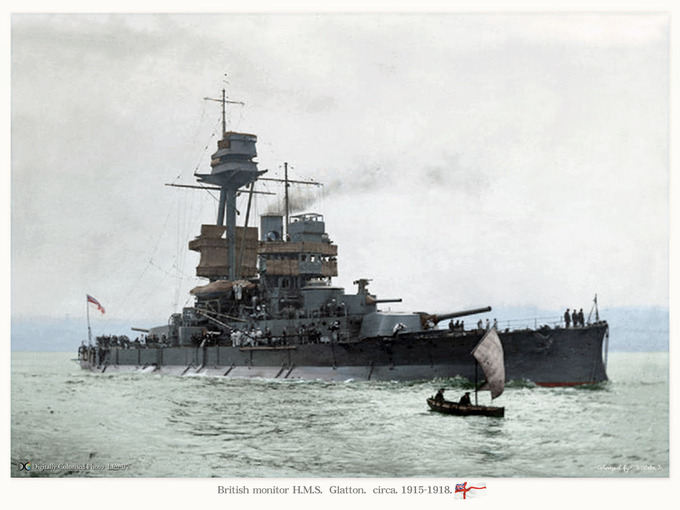 HMS_Glatton circa1915_1918