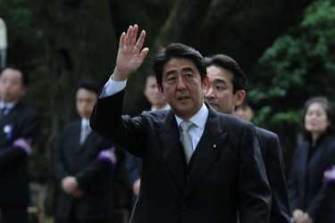 安倍晋三元首相の靖国参拝