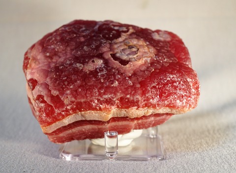 北海道 稲倉石鉱山産 高純度積丹ルビー 研磨石 北海道 稲倉石鉱山産 高純度積丹ルビー 研磨石 最高品質菱マンガン鉱(