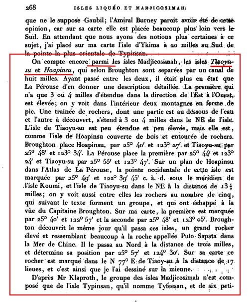 1827Recueil_hydrographiques_Kruzenshtern第268頁尖閣