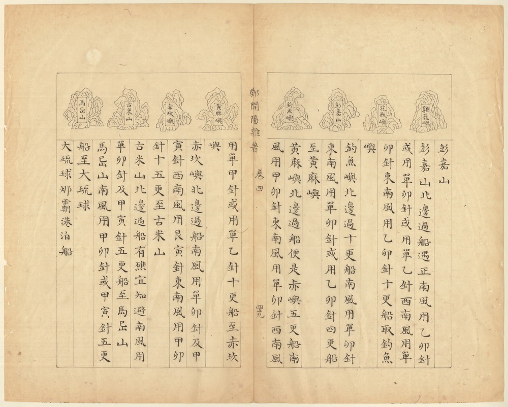 鄭若曾日本圖纂鄭開陽雜著卷四豪洲國館藏寫本四庫全書57871603-17