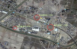 仮設住宅美田園地区位置図