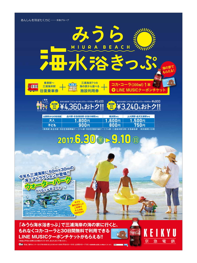 みうら海水浴きっぷ
