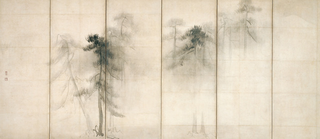 １０松林図屏風・左隻（small）