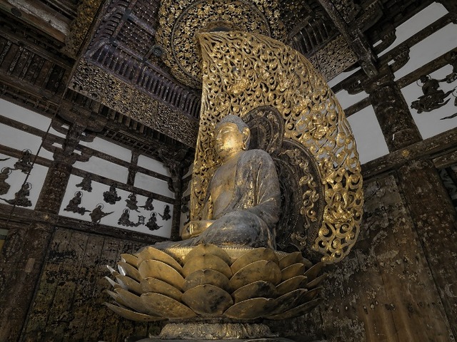 仏師 定朝作の御本尊「阿弥陀如来像」