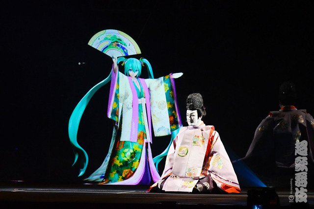 超歌舞伎の中村獅童と初音ミク