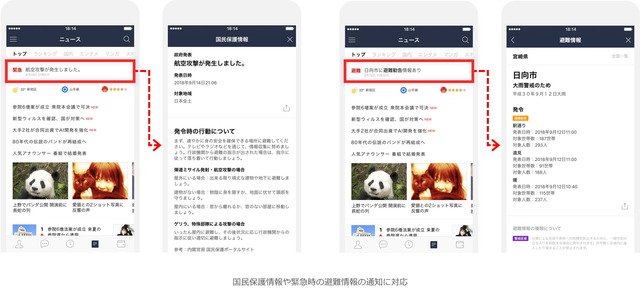 国民保護・避難情報通知