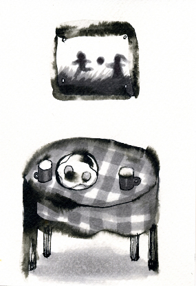 壁の中