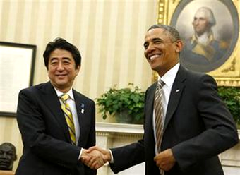 安倍オバマ 日米首脳会談