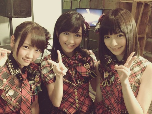 川栄、渡辺麻友、島崎遥香