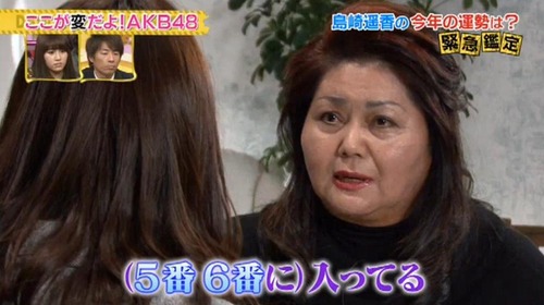島崎遥香、テレビ占い、諸喜田