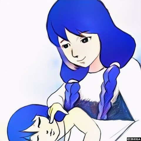 クリスとちびクリス(色彩1)