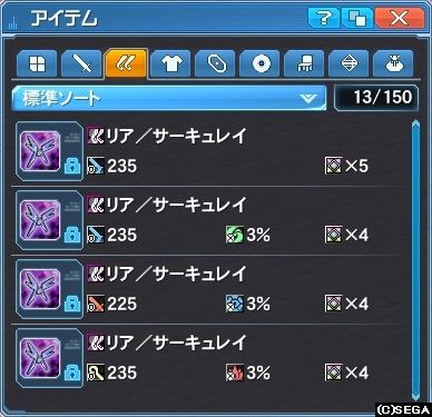 サーキュレイ×4