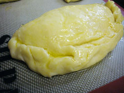 焼く前
