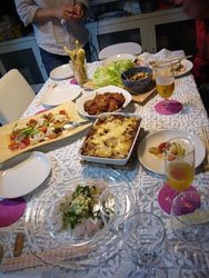 夕飯全体