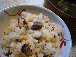 松茸ご飯