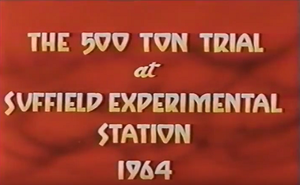 500 Ton Explosion - Suffield AB Canada - 1964 - YouTube
