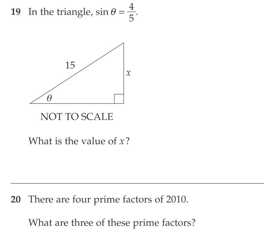 math q19-20
