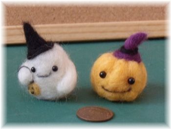 ダイソーハロウィン羊毛フェルト