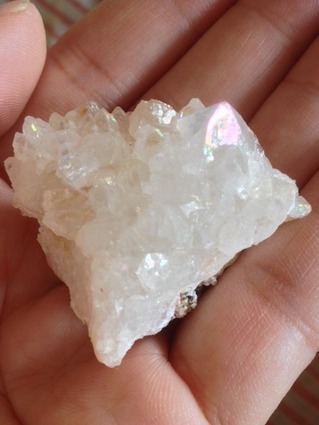 天然レインボー水晶
