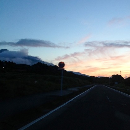 屋久島夕景