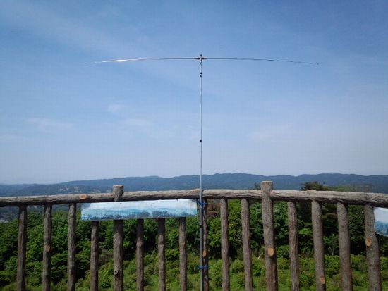 50MHzポケット（ロータリー）ダイポールアンテナの製作 : 4.75cm/sec