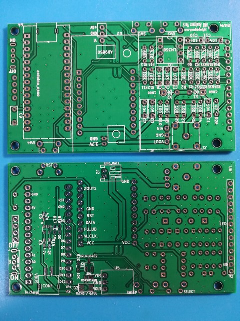 新たなアンテナアナライザーの実験⑤PCB化して完成しました 新たなアンテナアナライザーの実験⑤PCB化して完成しました