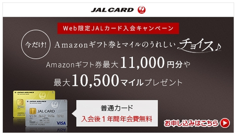 JALカード入会キャンペーン