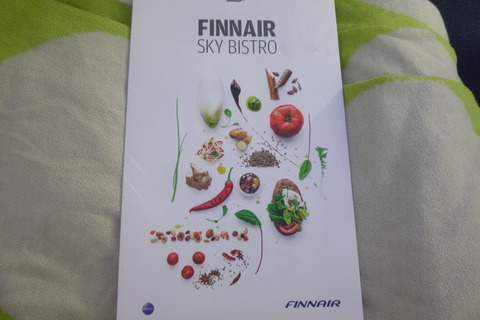 フィンエアーエアバスA350-900XWBのメニュー