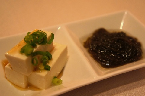 島豆腐ともずく