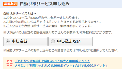 自動リボサービス