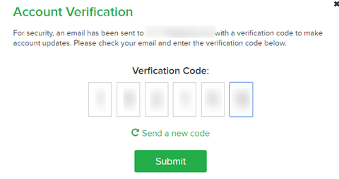 Account Verification EBATES